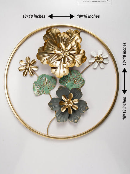 Golden Metal Wall frame