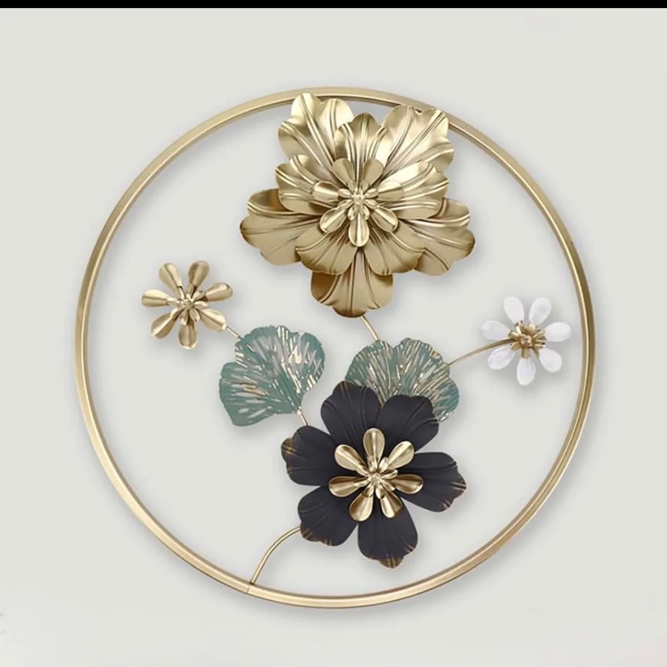 Golden Metal Wall frame