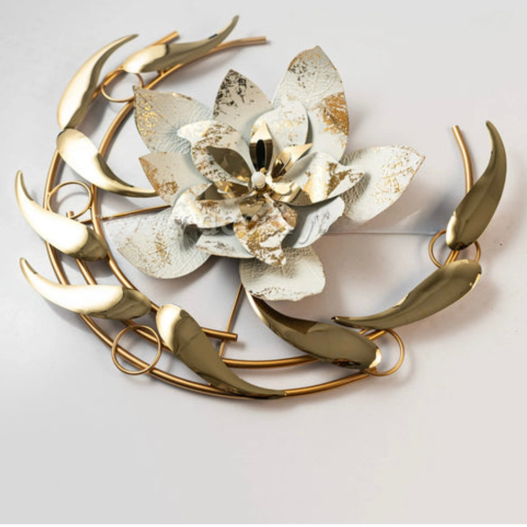 Golden metallic Wall decor