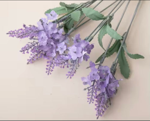 Artificial Purple Lavender 1 stem
