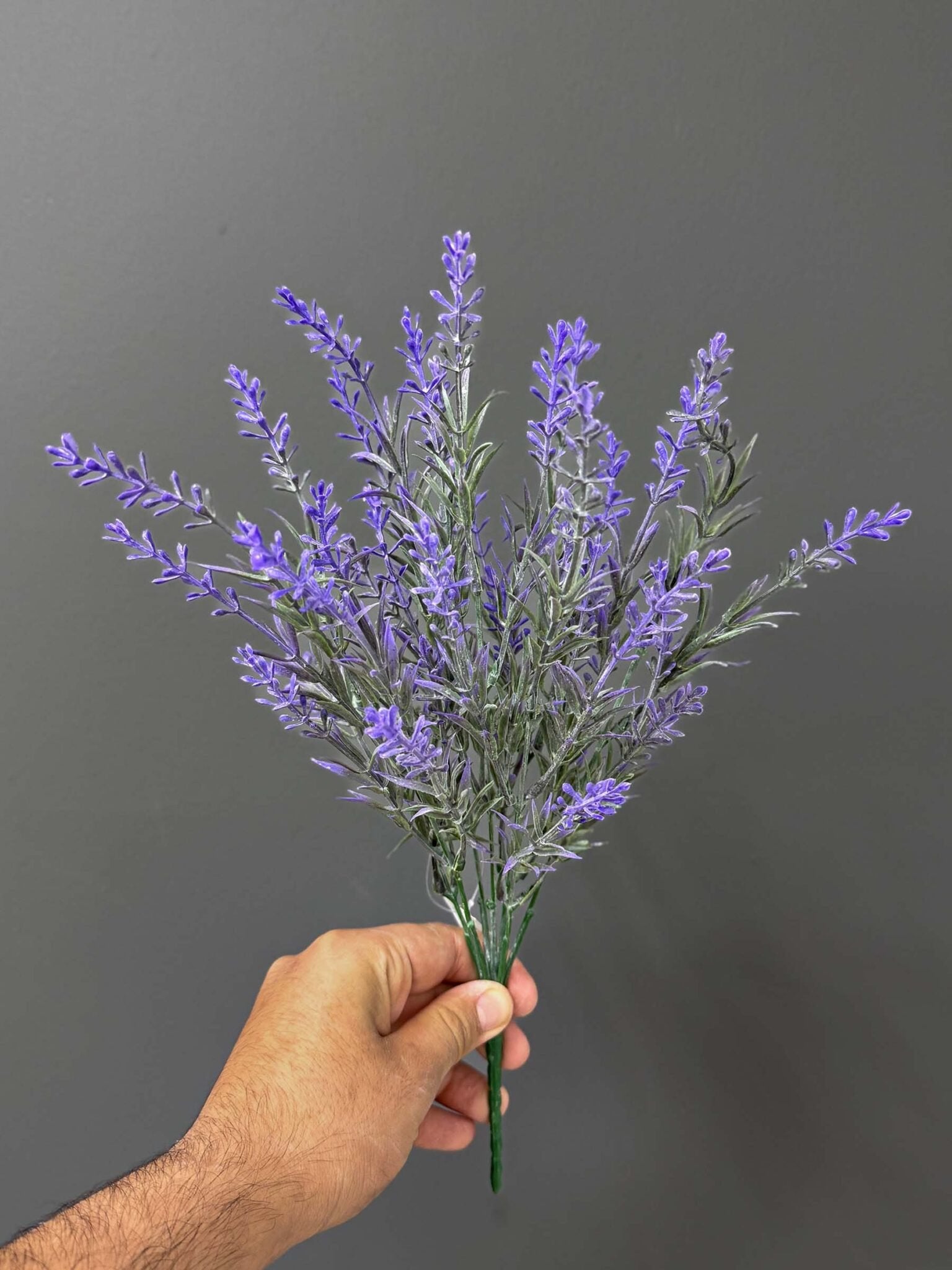 Vibrant Artificial lavender 1 stem