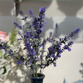 Vibrant Artificial lavender 1 stem