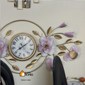Large Rose Gold And Copper Decor Clock