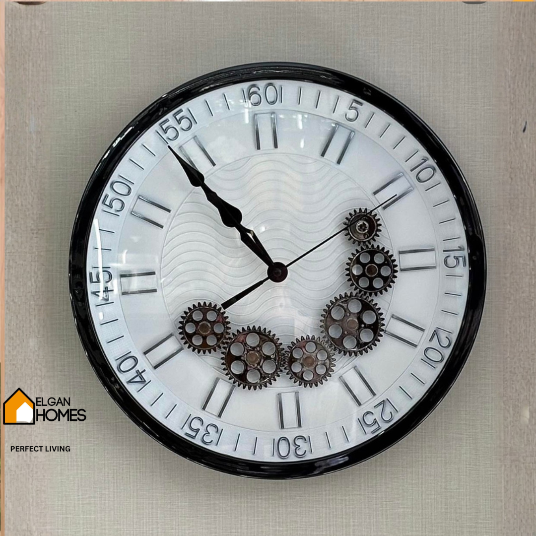 Elegan Moving Gear premium clock