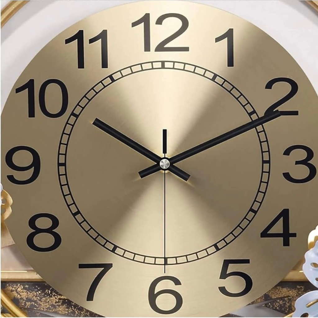Imported Deer blue Wall Clock decor