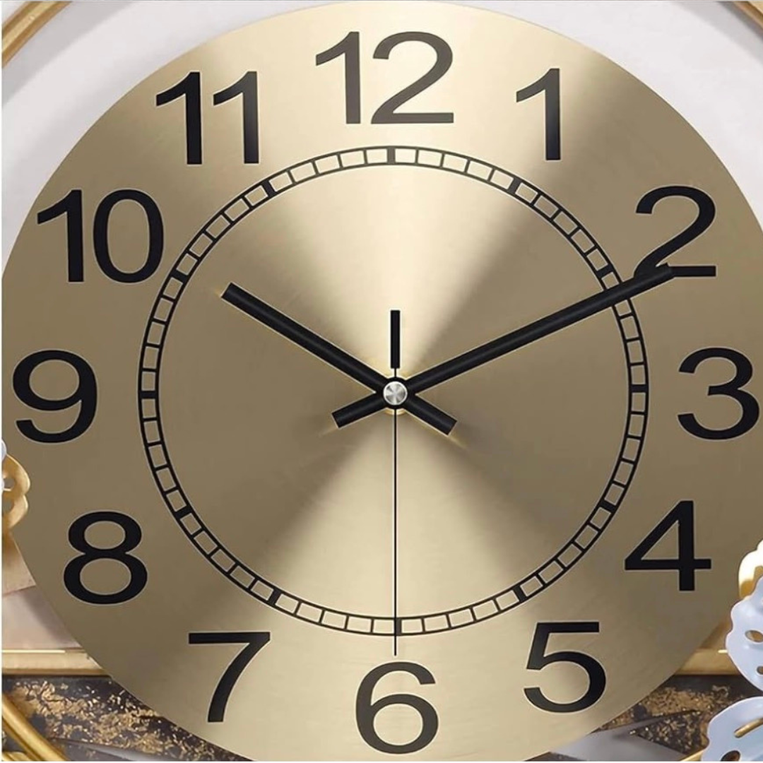 Imported Deer blue Wall Clock decor