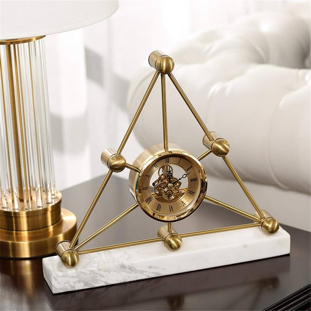 Luxury Triangle Table Clock