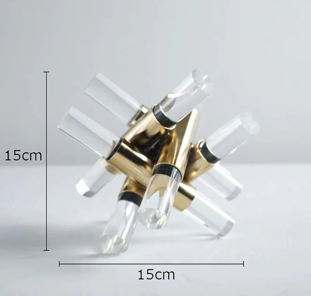 Geometric Metal Decor piece