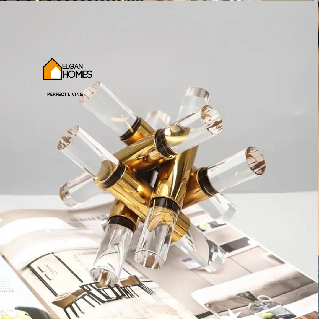 Geometric Metal Decor piece