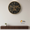 Lexro Moving Gear Metal wall clock