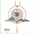 Luxury Deer wall clock