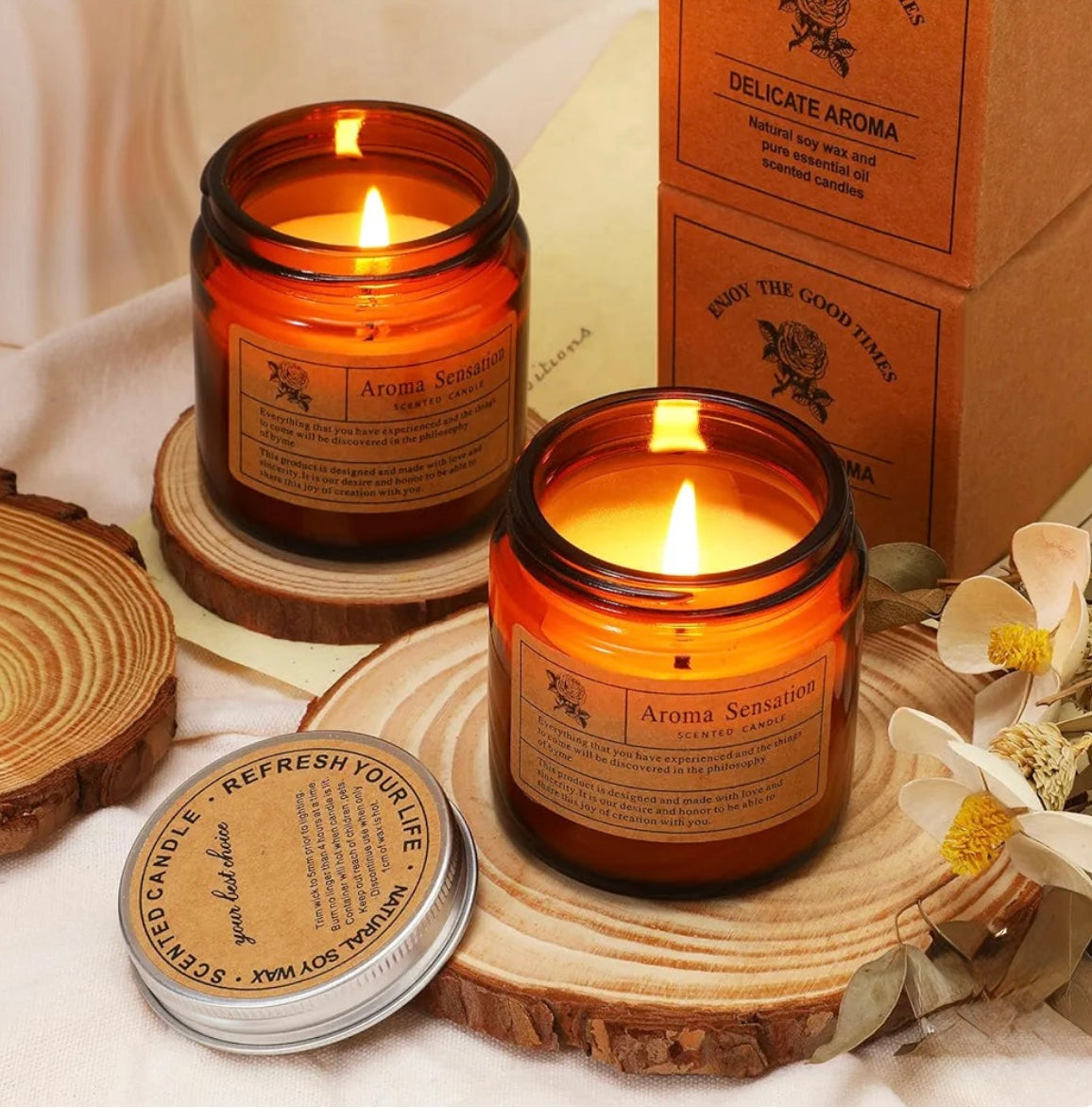 Luxury Scented Candles – Relax, Refresh & Rejuvenate