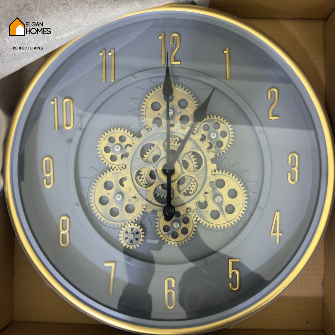 18 inches Moving Gear Wall Clock Imported